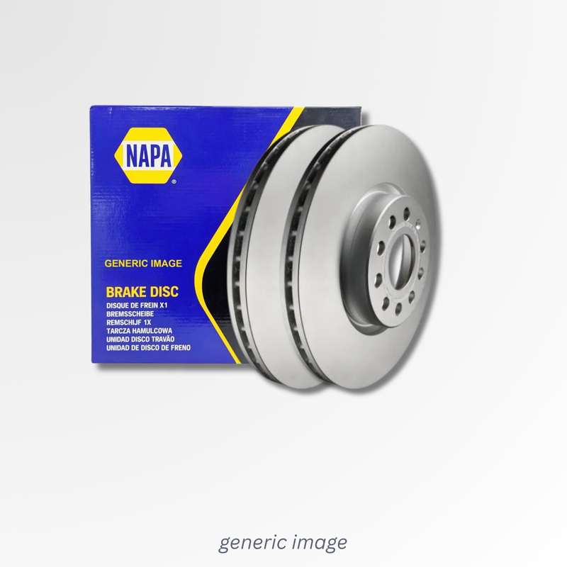 NAPA 2 x Vented Front Brake Discs NBD5894