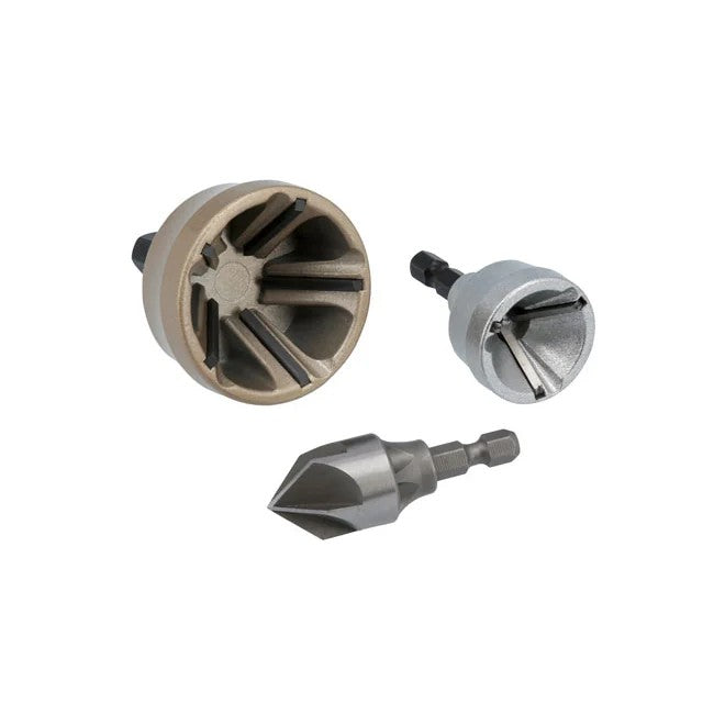 Laser Tools Internal & External Deburr/Chamfer Tool Set 3pc - PL