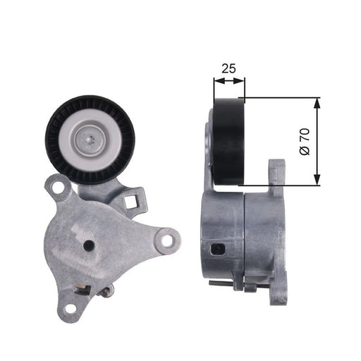 Gates Auxiliary Belt Tensioner T39041