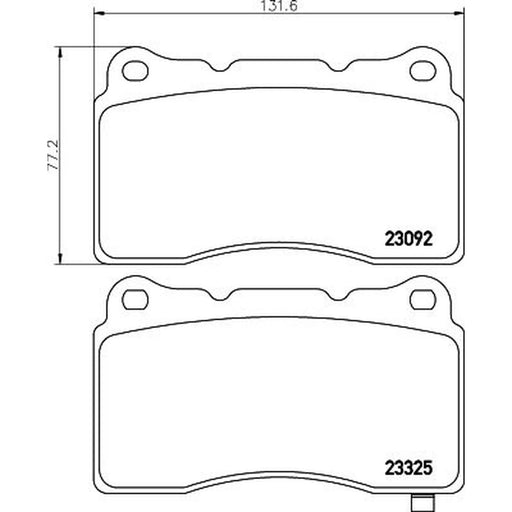 Mintex Front Brake Pad Set MDB2592