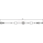 Apec Brake Hydraulic Hose Line Front HOS3182