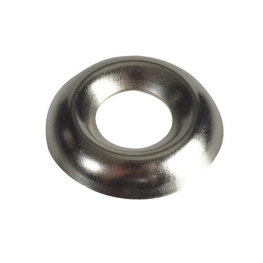 ForgeFix Screw Cup Washer Nickle Plated No.10 ForgePack 20 - FPSCW10N