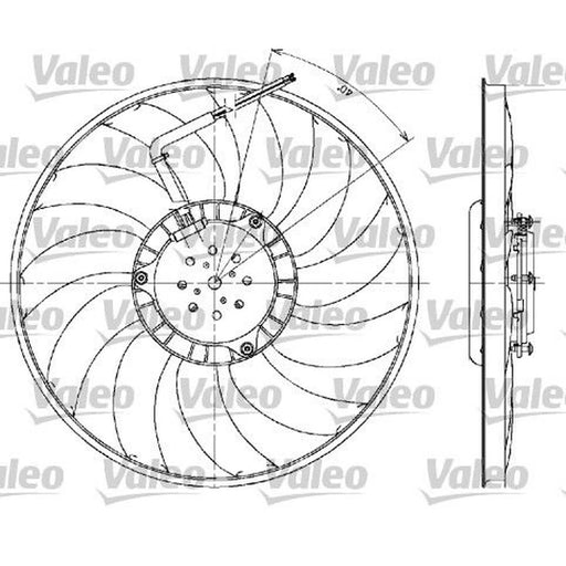 Valeo Engine Cooling Fan 698610