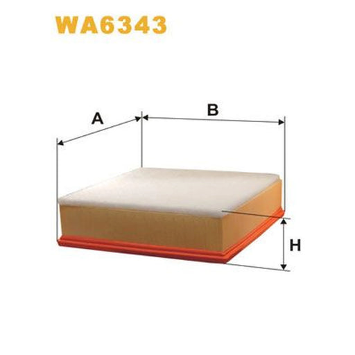 WIX Engine Air Filter WA6343