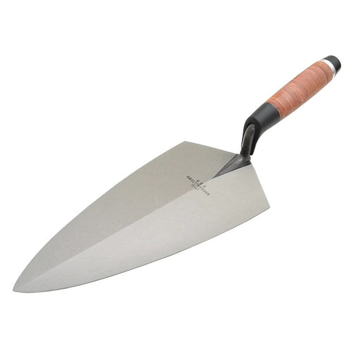 Marshalltown 19L Philadelphia Pattern Brick Trowel Leather Handle 11in - M1911L