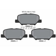 Textar Rear Brake Pad Set 2568801