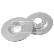 Borg & Beck 2 x Solid Rear Brake Discs BBD5418