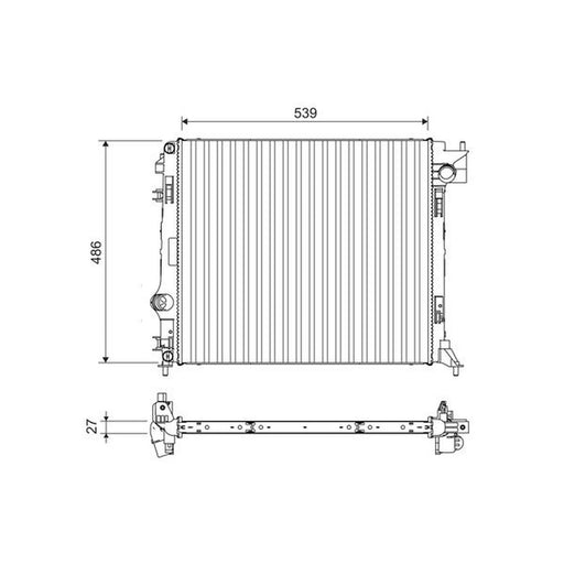 Valeo Engine Radiator 701108