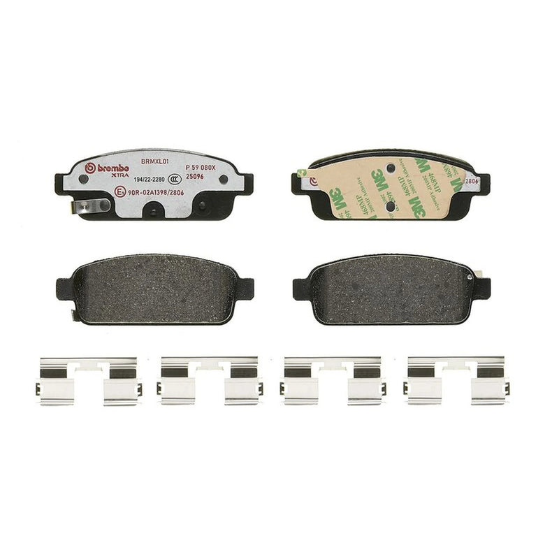 Brembo 4 x Rear Brake Pad Set P59080X