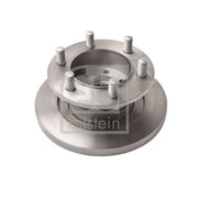 Febi 2 x Solid Front Brake Discs 17348
