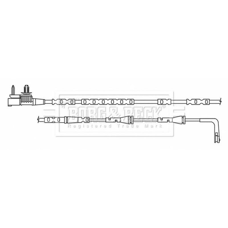 Borg & Beck Brake Pad Wear Sensor Rear BWL3186