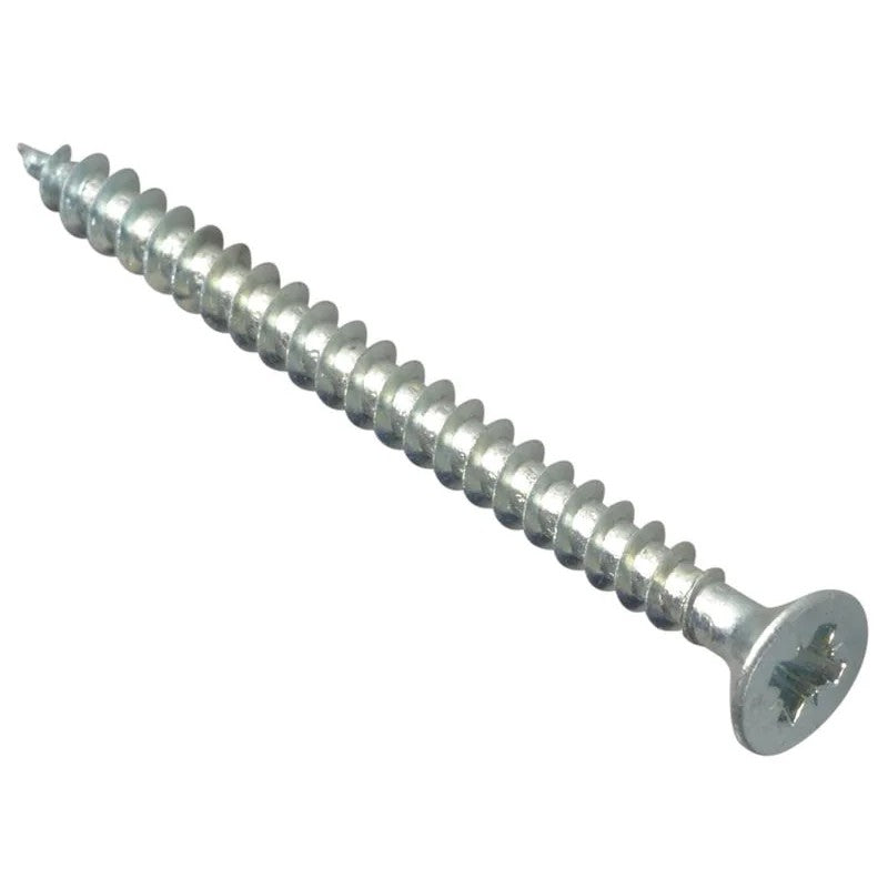 ForgeFix Multi-Purpose Pozi Compatible Screw CSK ST ZP 4 x Box 200 25-70mm