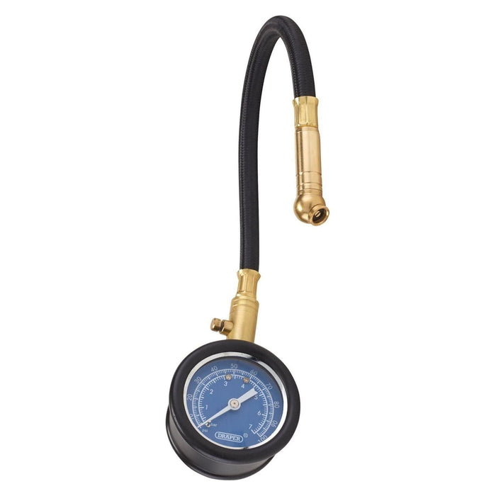 Draper Tyre Pressure Gauge with Flexible Hose 69924 Draper  - Town Parts