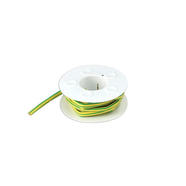 Connect Yellow / Green Earth 3.5mm Heat Shrink On A Roll 5m - CPL