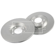 Borg & Beck 2 x Solid Rear Brake Discs BBD5234