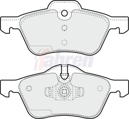 Fahren Front Brake Pad Set