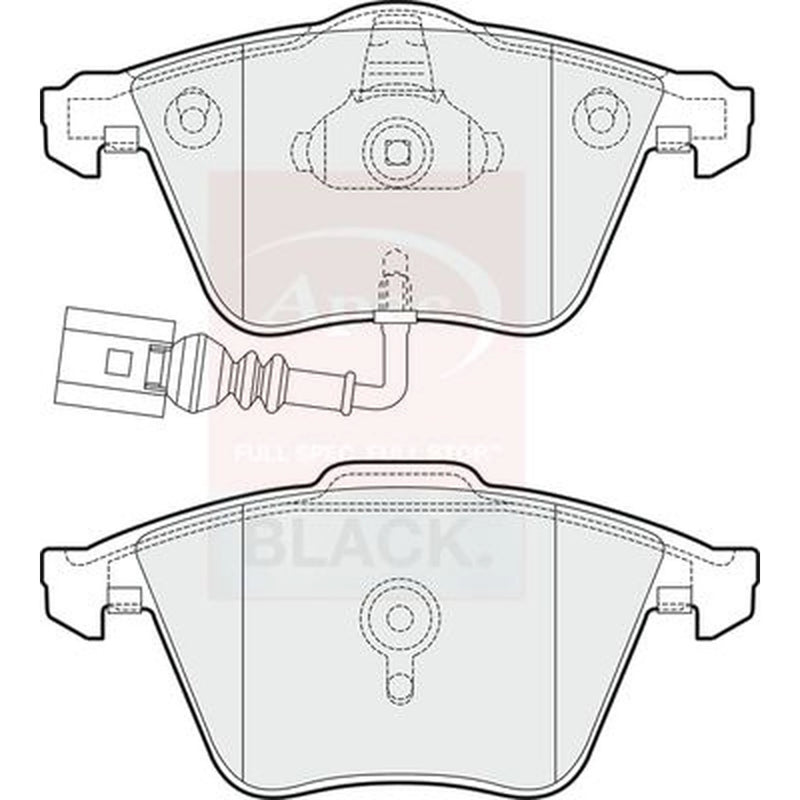 Apec Front Brake Pad Set PAD1531B
