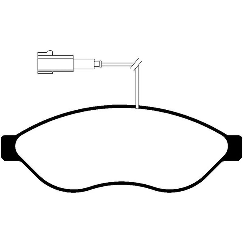 Abtex Front Brake Pad Set PLU1326