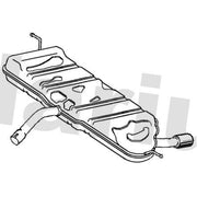Klarius Box With Tail Pipe Rear SK110C
