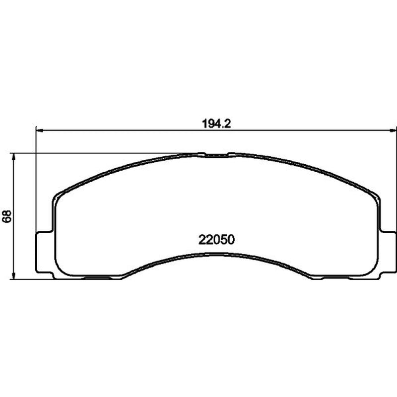 Mintex Brake Pad Set MDB4322