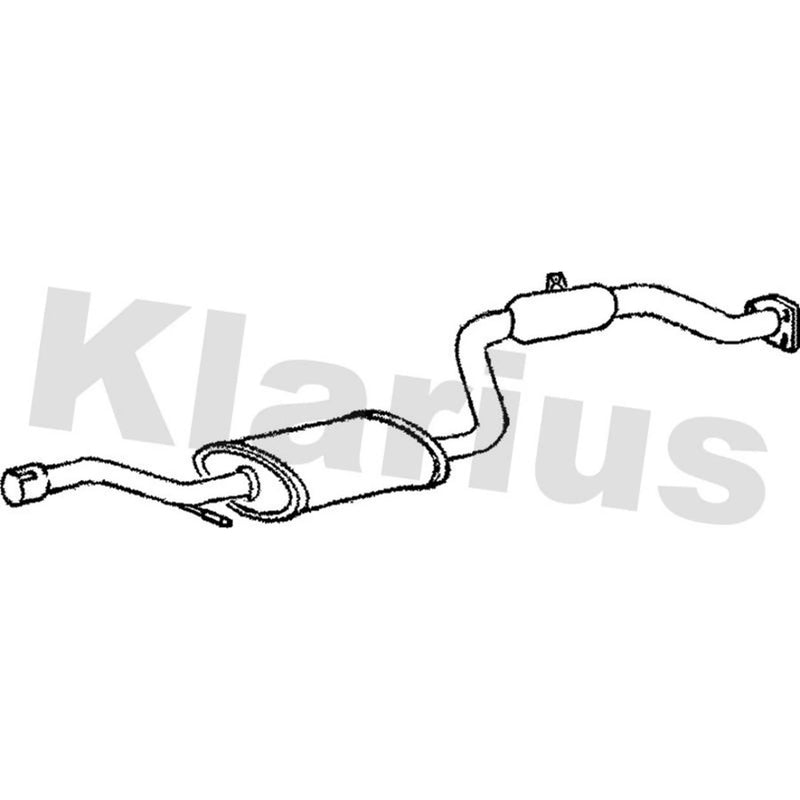 Klarius Box With Centre Pipe Centre VO330V
