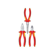 KNIPEX 00 20 12 Elektro VDE Pliers Set, 3 Piece - 00 20 12