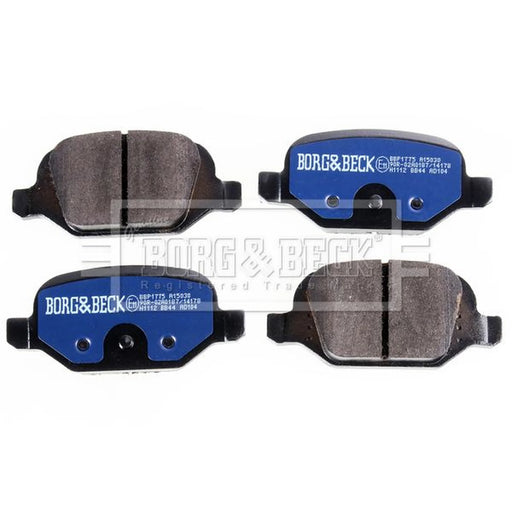 Borg & Beck 4 x Rear Brake Pad Set BBP1775
