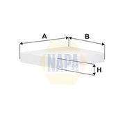 NAPA Cabin Air Filter (Pollen Filter) NFC4312