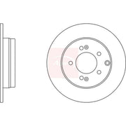Apec 2 x Solid Rear Brake Discs DSK2439