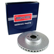 Borg & Beck 2 x / Front Brake Discs BBD7035S