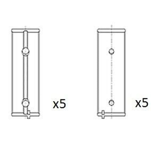 FAI Main Bearing Set 53.7mm BM1042-STD