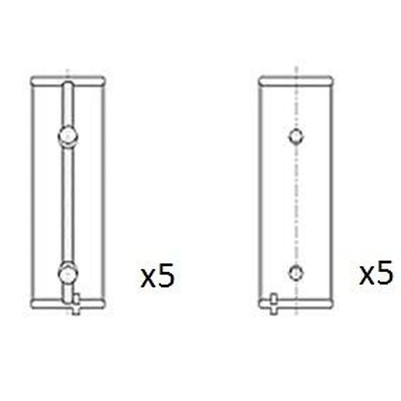 FAI Main Bearing Set 53.7mm BM1042-030