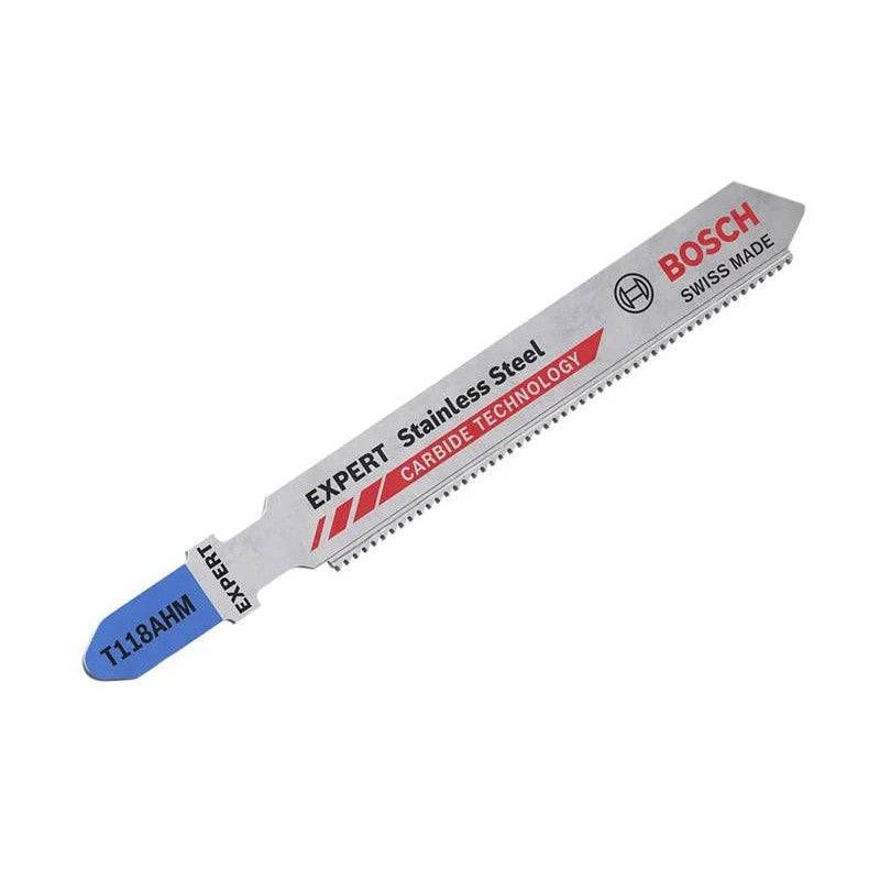 Bosch Powertool Accessories EXPERT Stainless Steel T118 AHM Jigsaw Blade 83mm