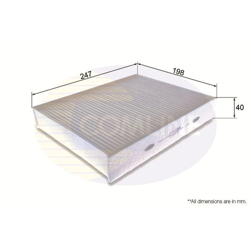 Comline Cabin Air Filter (Pollen Filter) EKF323