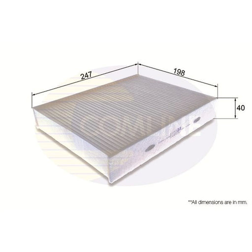 Comline Cabin Air Filter (Pollen Filter) EKF323
