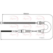 Apec Handbrake Cable Left Rear CAB1060