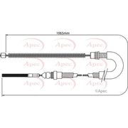 Apec Handbrake Cable Left Rear CAB1060