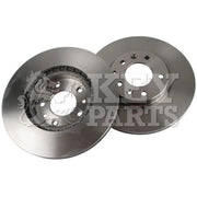 Key Parts 2 x Vented Front Brake Discs KBD4751