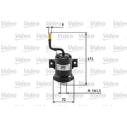 Valeo Fuel Filter Element 587221