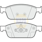 NAPA Front Brake Pad Set NBP1528