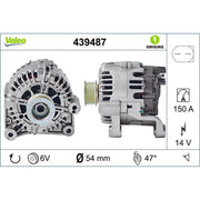 Valeo Car Alternator 12V 439487