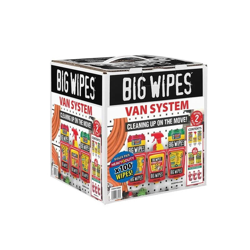 Big Wipes Van System (8 Product Kit) - 2444 0100