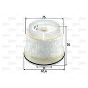 Valeo Fuel Filter Element 587933
