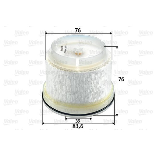 Valeo Fuel Filter Element 587933