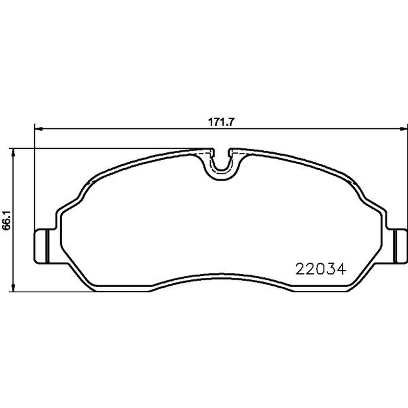 DON Front Brake Pad Set PCP1870