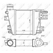 NRF Intercooler (Charge Air Cooler) 30384