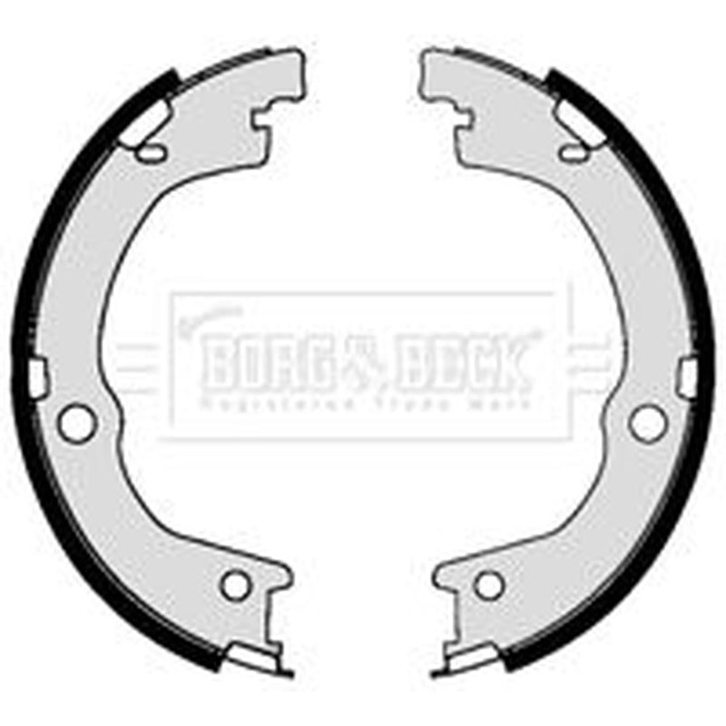 Borg & Beck Parking Brake Shoe Set BBS6422