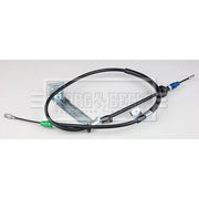 Borg & Beck Handbrake Cable Left Rear BKB3893