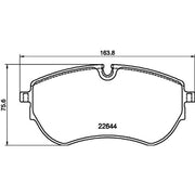 Mintex Front Brake Pad Set MDB4344