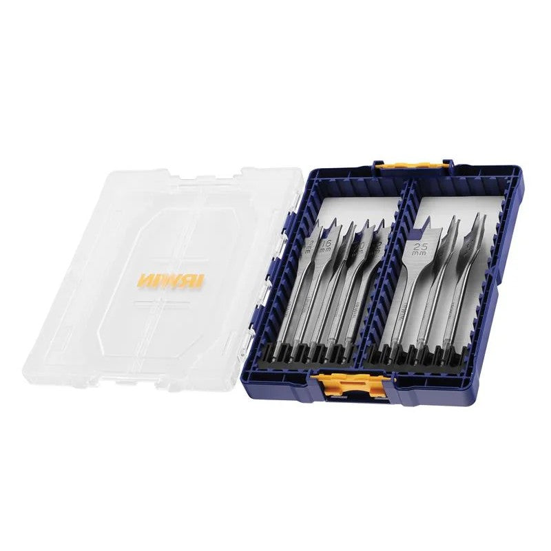 IRWIN® Blue Groove 4X Flat Bit Set, 8 Piece - IW4041010